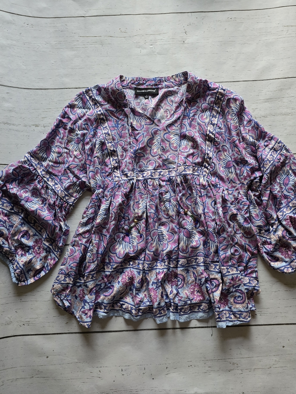 Grand & Greene Boho Blouse Tunic